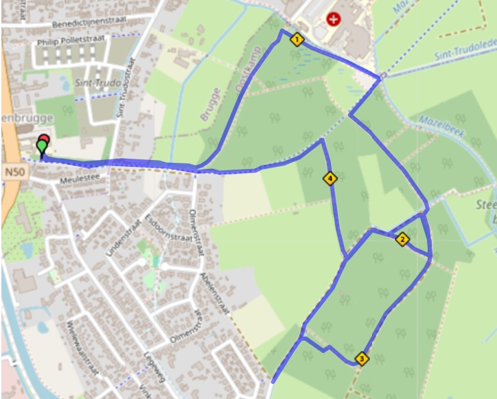 STEENBRUGSE BOSJES ROUTE